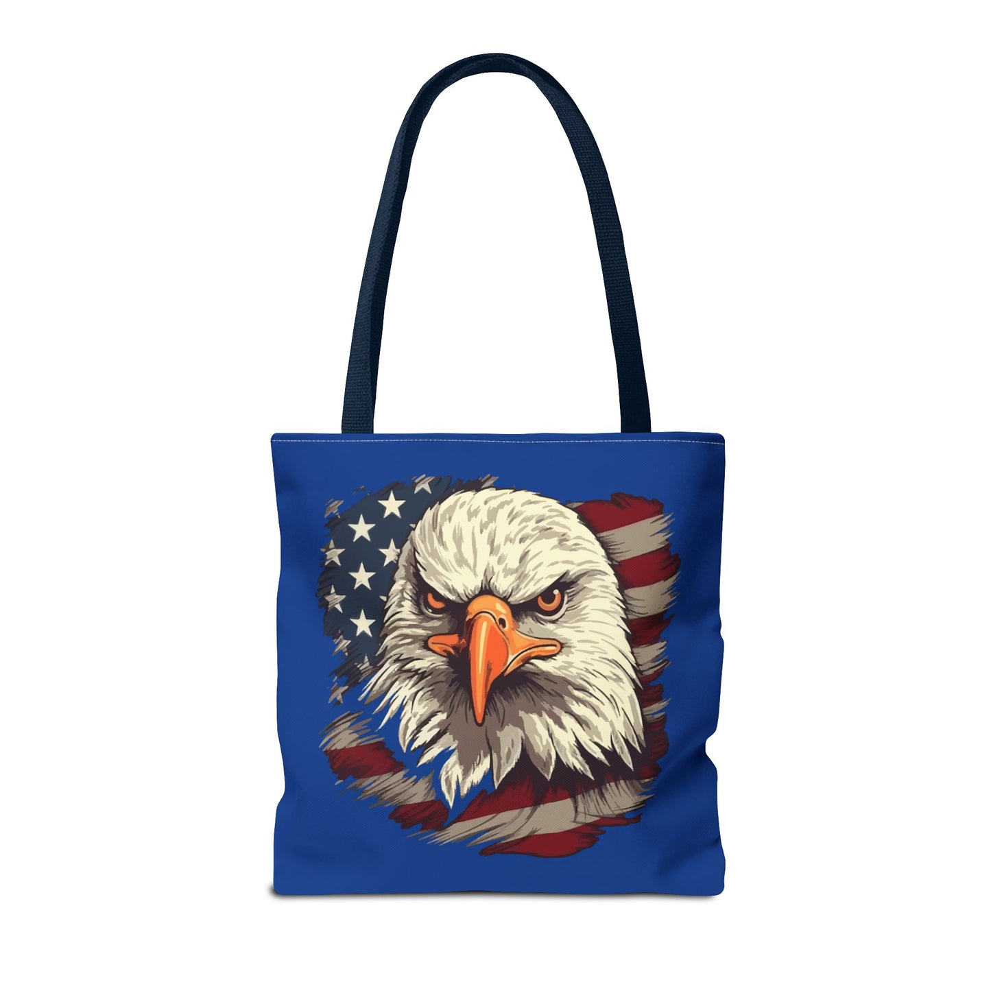 Princess Grace  Patriotic Eagle Tote Bag  American Flag Design