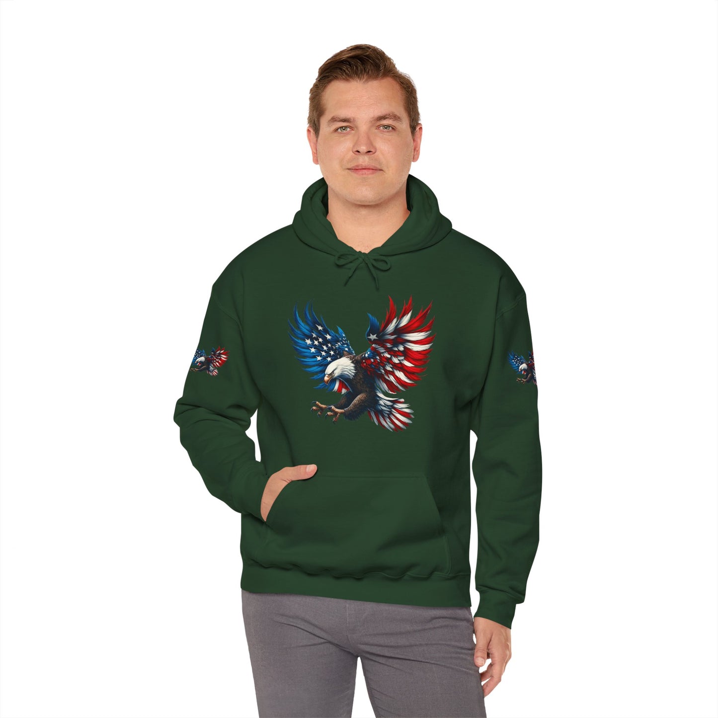 Princess Grace American Eagle Unisex Heavy Blend Hooded Sweatshirt