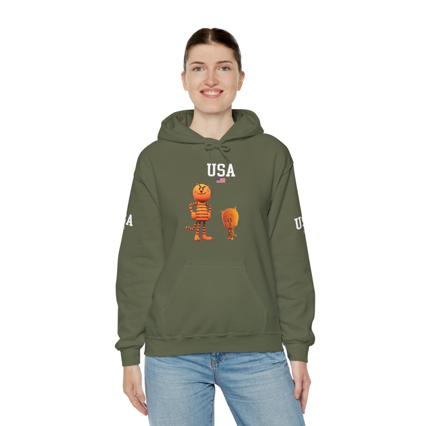 Princess Grace  TEAM USA  Unisex Heavy Blend  Hooded Sweatshirt