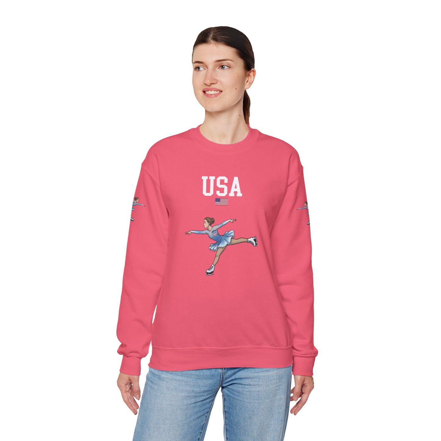 Princess Grace  TEAM USA  Unisex Heavy Blend  Crewneck Sweatshirt