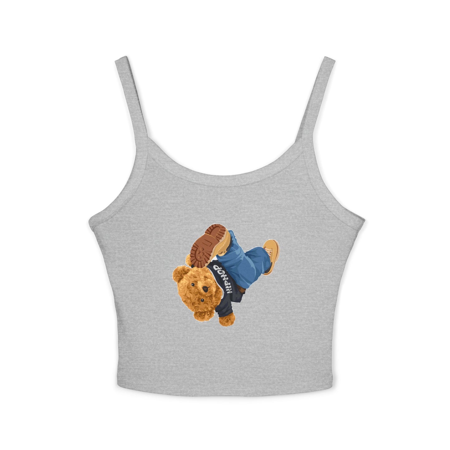 Princess Grace  Cute Bear Graphic Women's Spaghetti Strap Tank Top