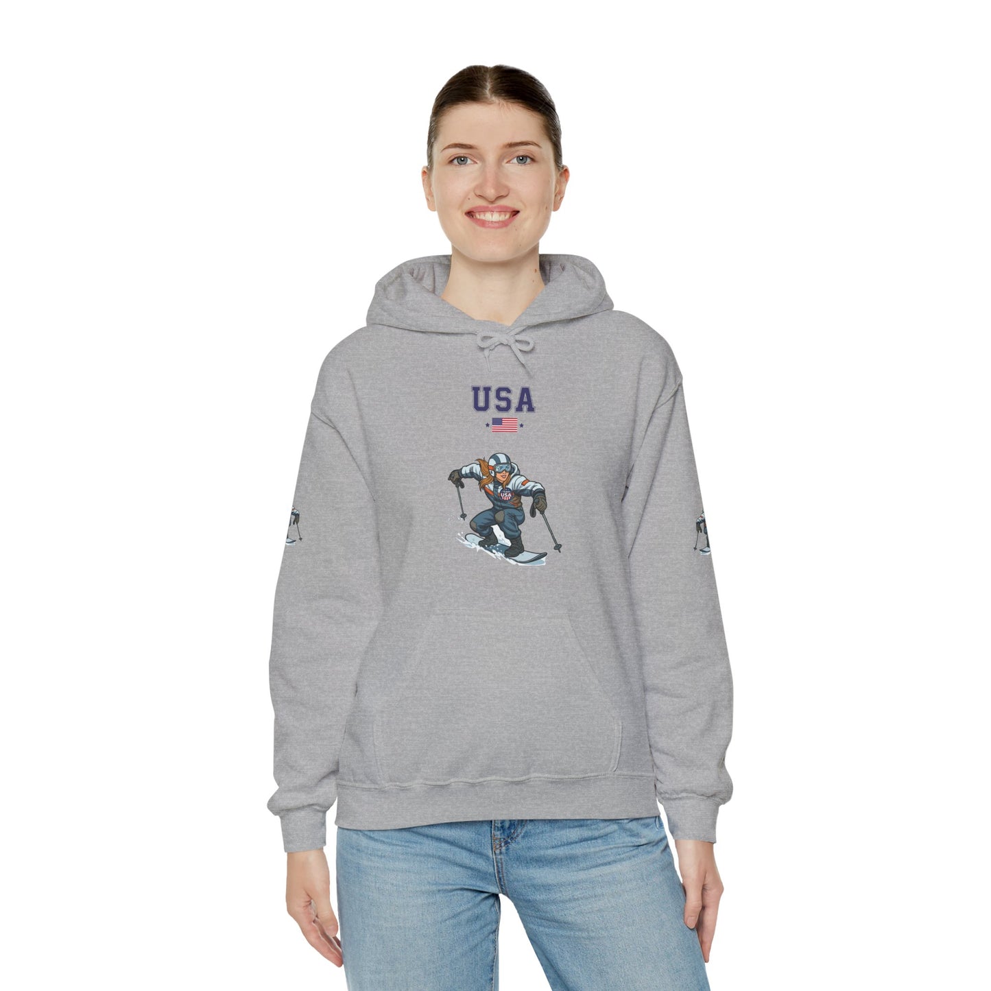 Princess Grace  TEAM USA  Unisex Heavy Blend Hooded Sweatshirt