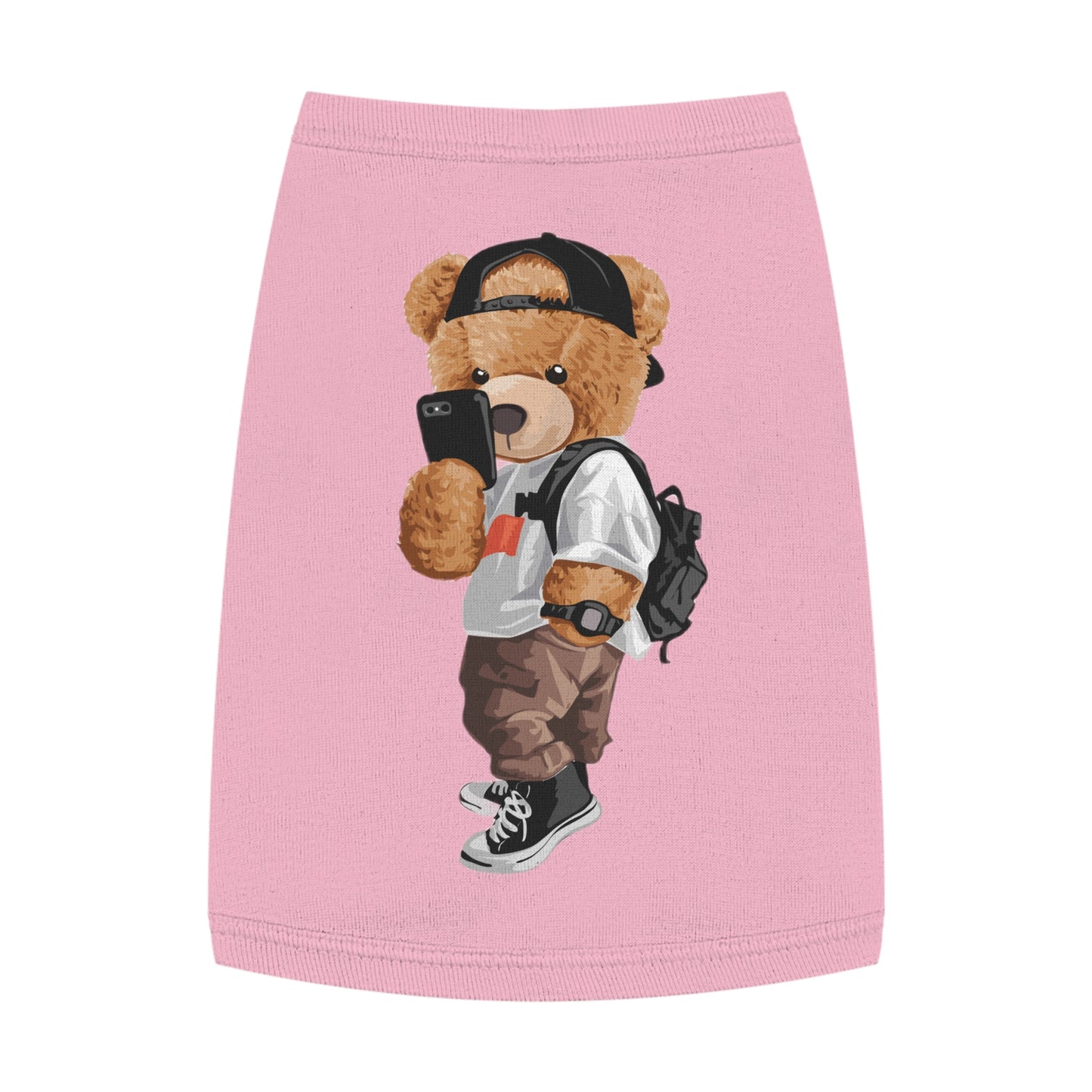 Princess CUTE Trendy Bear Graphic Pet Tank Top Stylish Outfit for Dogs and Cats