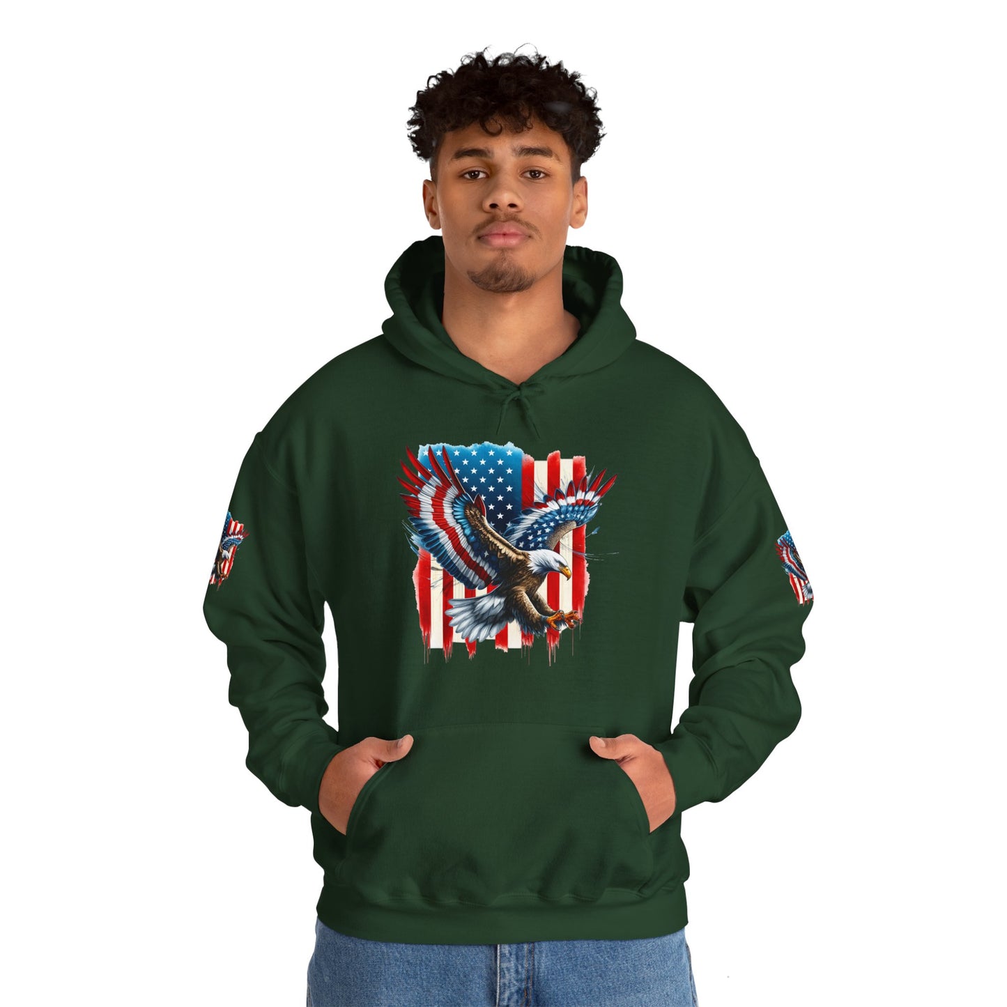 Princess Grace Patriotic Unisex Heavy Blend Hooded Sweatshirt