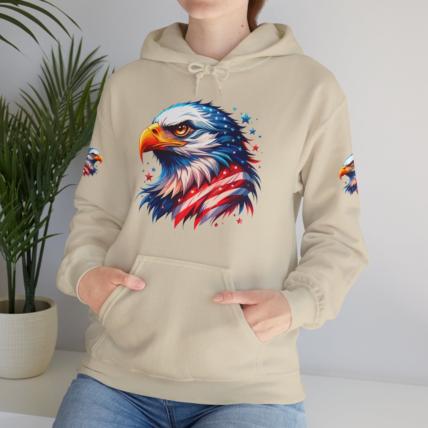 Princess Grace  American  Eagle Unisex Heavy Blend Hooded Sweatshirt