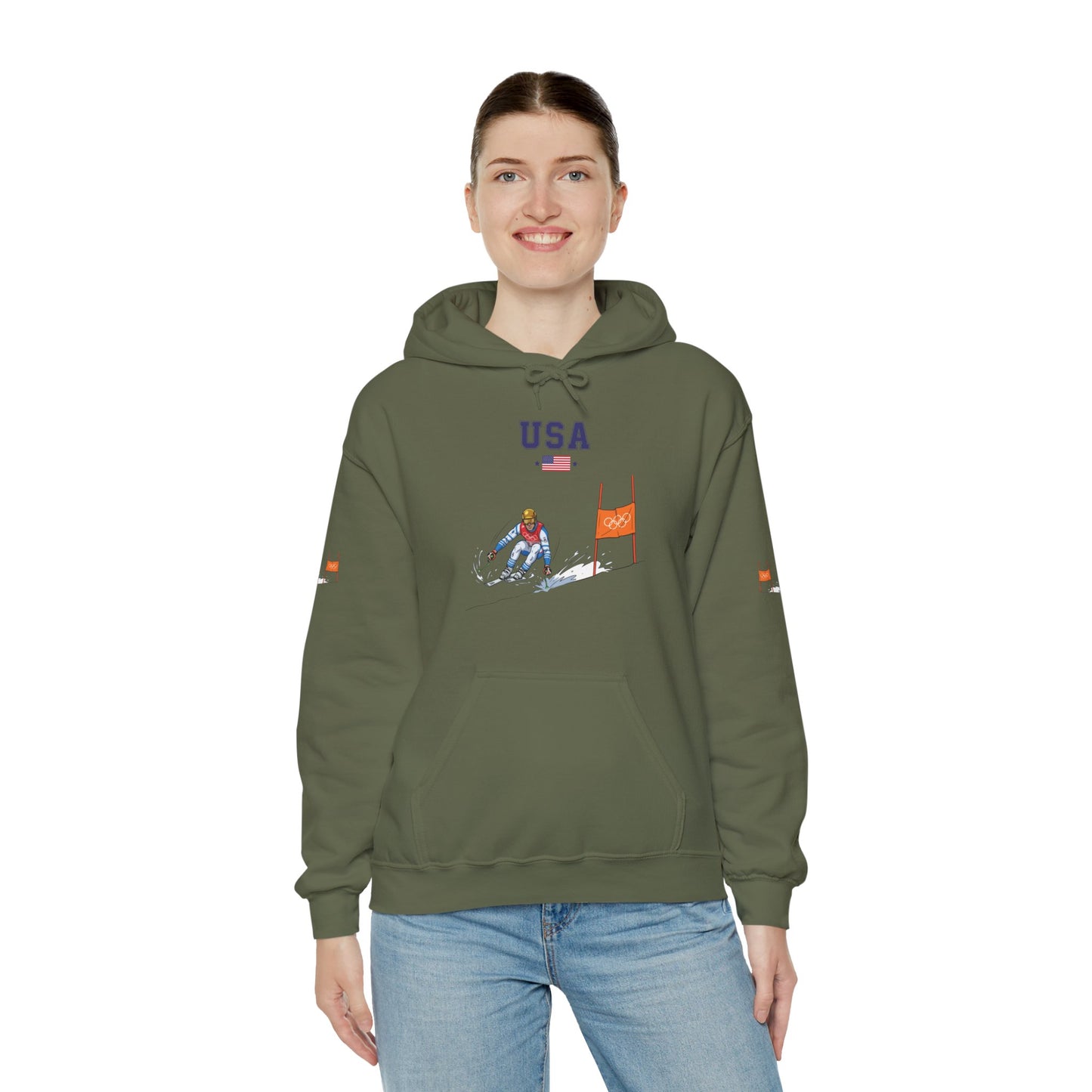 Princess Grace  TEAM USA  Unisex Heavy Blend  Hooded Sweatshirt