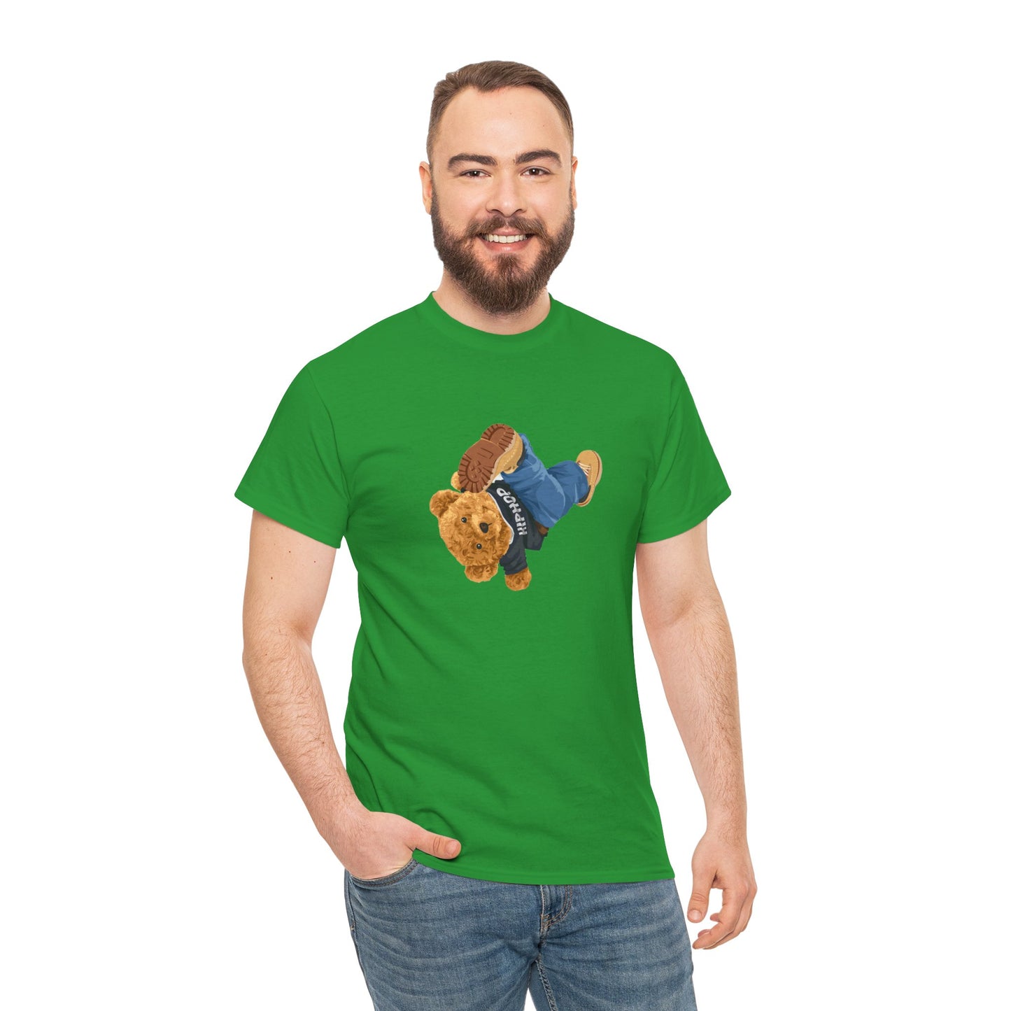 Princess Grace  Casual Vintage Hi[ Hop Bear Tee for Trendy Everyday Wear