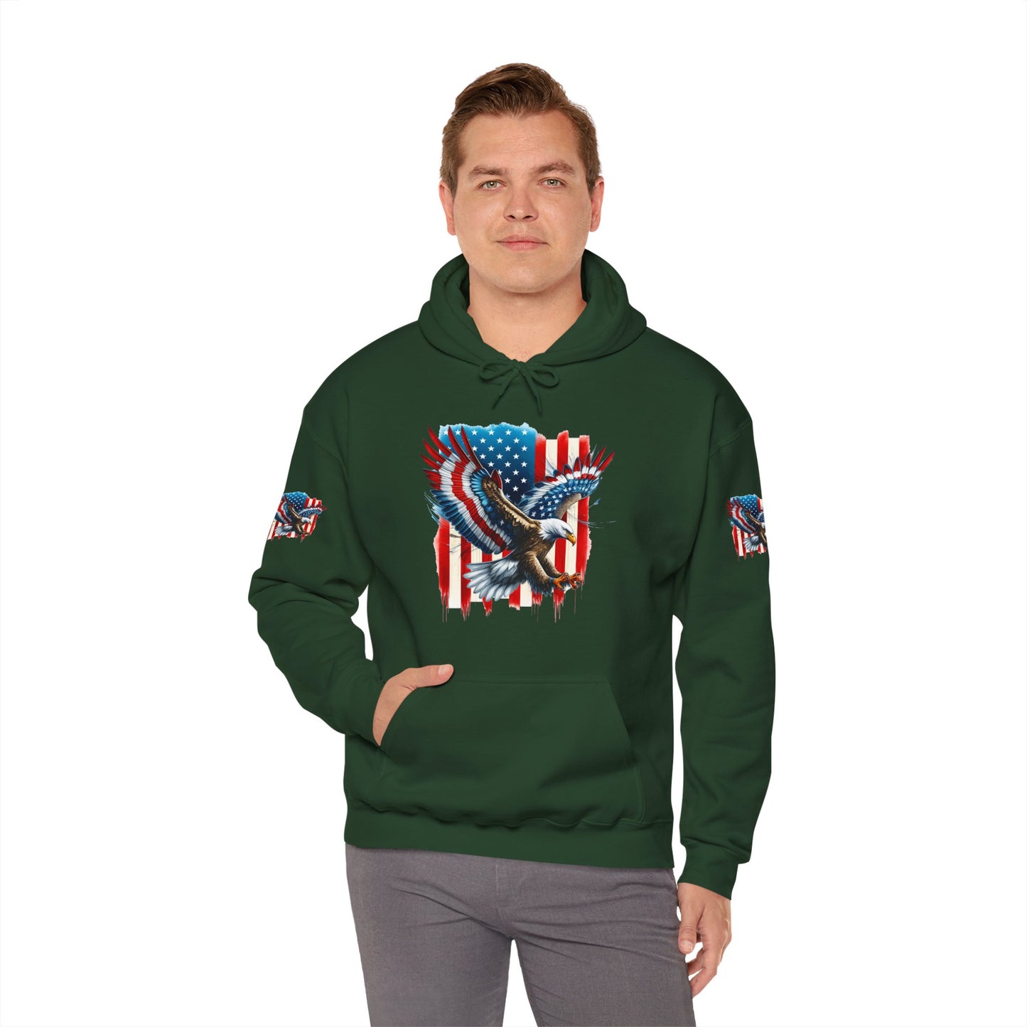 Princess Grace Patriotic Unisex Heavy Blend Hooded Sweatshirt