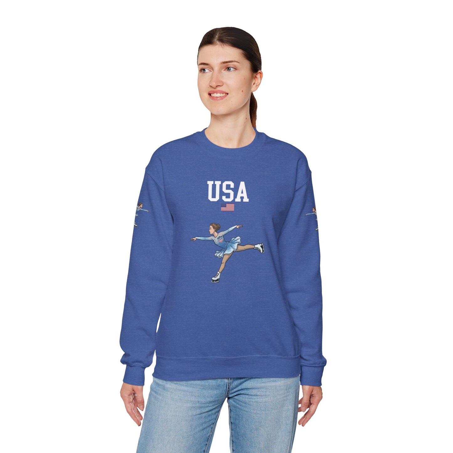 Princess Grace  TEAM USA  Unisex Heavy Blend  Crewneck Sweatshirt