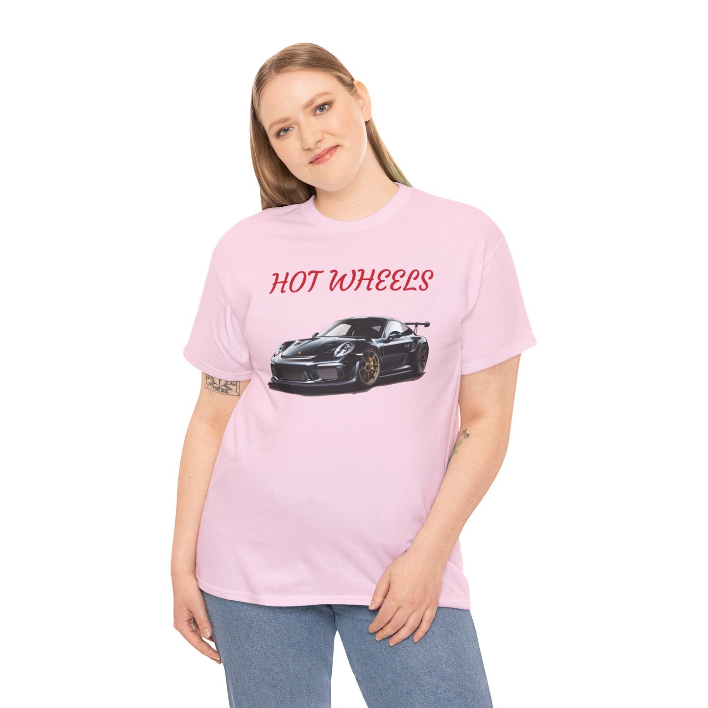 Princess Grace  Hot Wheels Unisex Heavy Cotton Tee Perfect for Car Enthusiasts