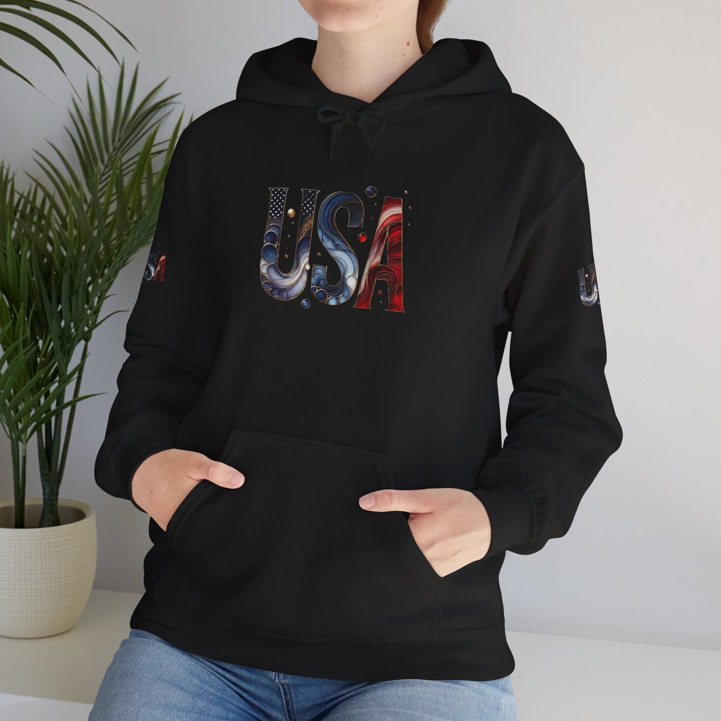 Princess Grace  TEAM USA  Unisex Heavy Bled   Hooded Sweatshirt