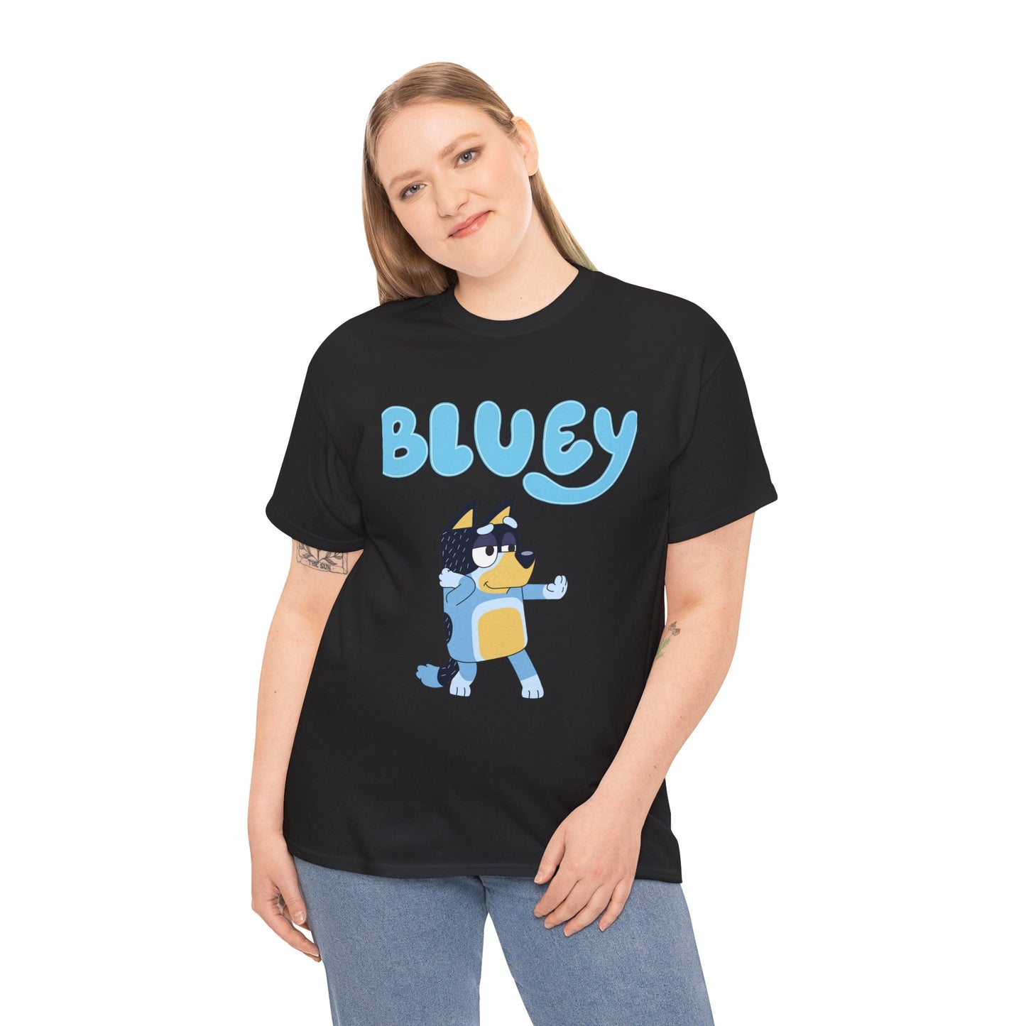 Princess Grace  Bluey Unisex Heavy Cotton Tee  Fun & Playful Kids Shirt