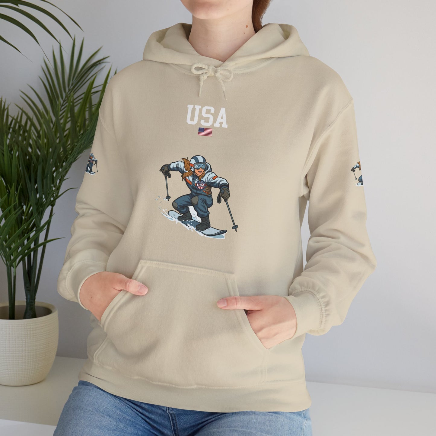 Princess Grace  TEAM USA  Unisex Heavy Blend Hooded Sweatshirt