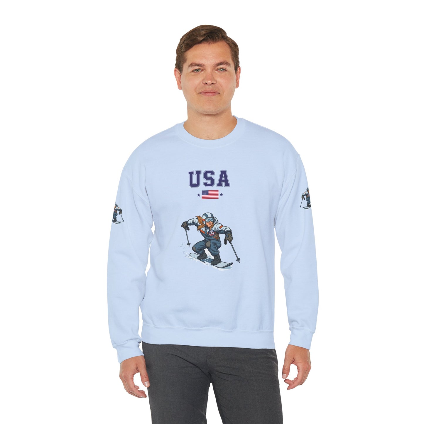 Princess Grace  TEAM USA  Unisex Heavy Blend  Crewneck Sweatshirt