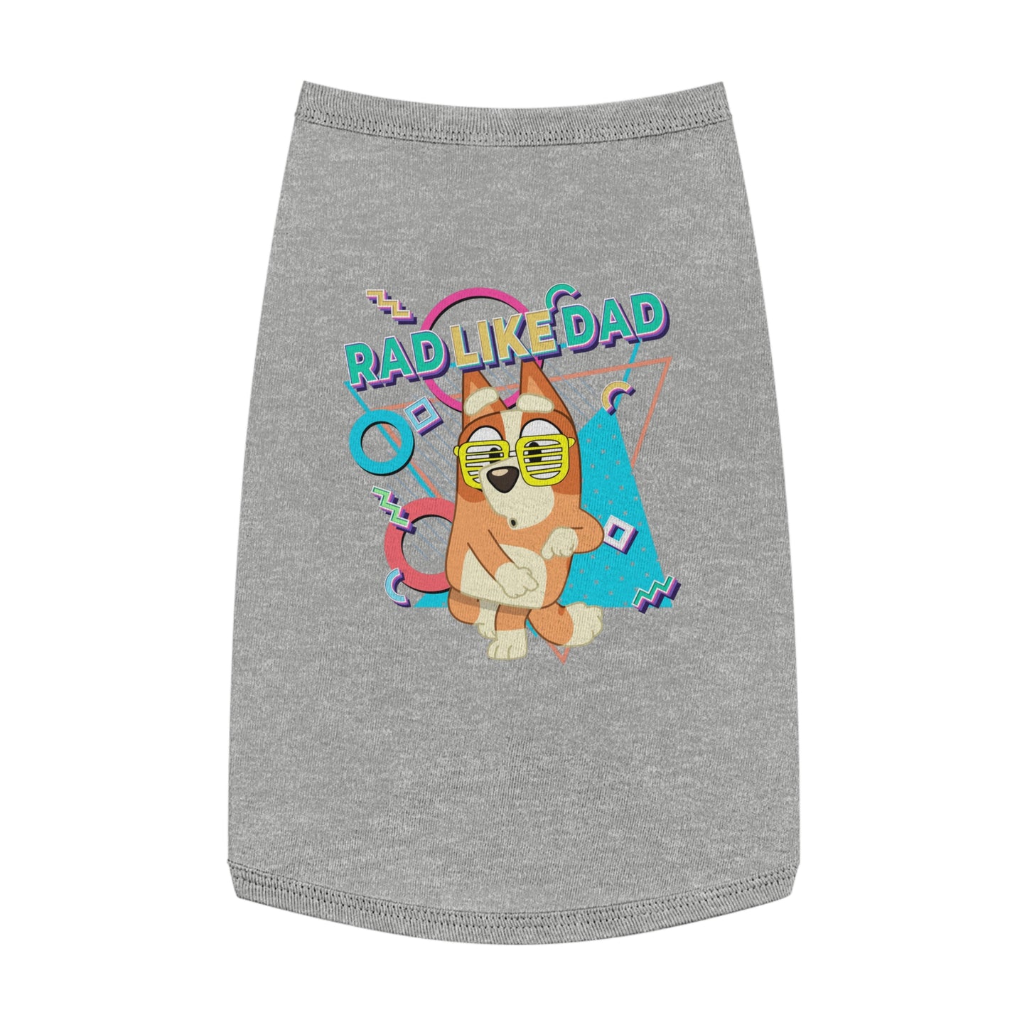 Princess Grace  Rad Like Dad Pet Tank Top Cool Dog Apparel for Pet Lovers