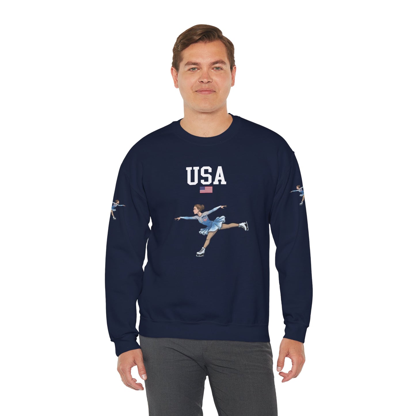 Princess Grace  TEAM USA  Unisex Heavy Blend  Crewneck Sweatshirt