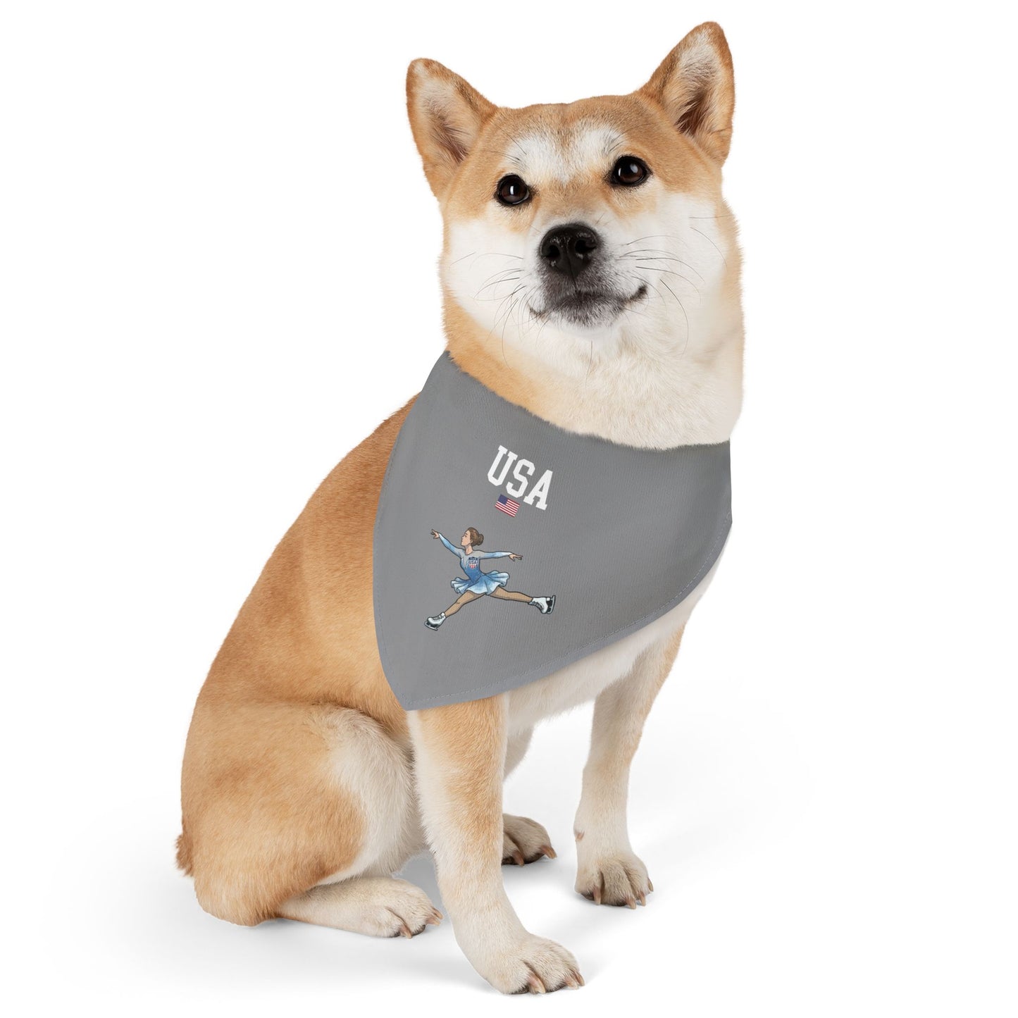 Princess Grace  TEAM USA  Pet Bandana Collar