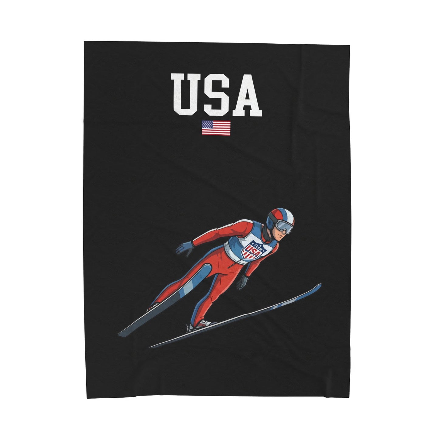 Princess Grace  TEAM USA  Velveteen Plush Blanket