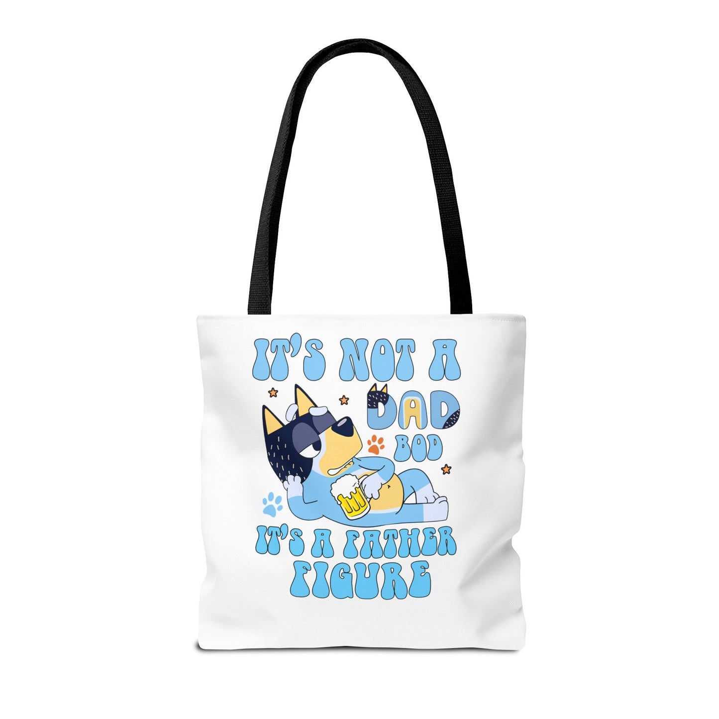 Funny Dad Tote Bag - "It's Not a Dad Bod, It's a Father Figure"