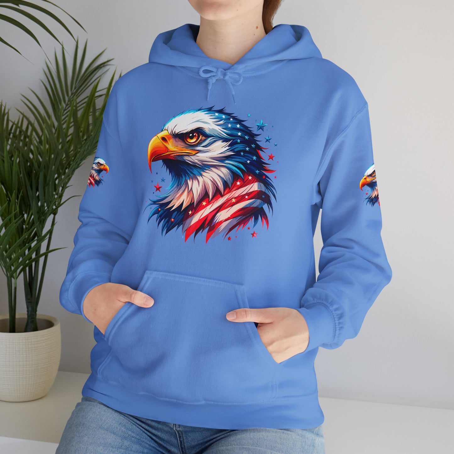 Princess Grace  American  Eagle Unisex Heavy Blend Hooded Sweatshirt