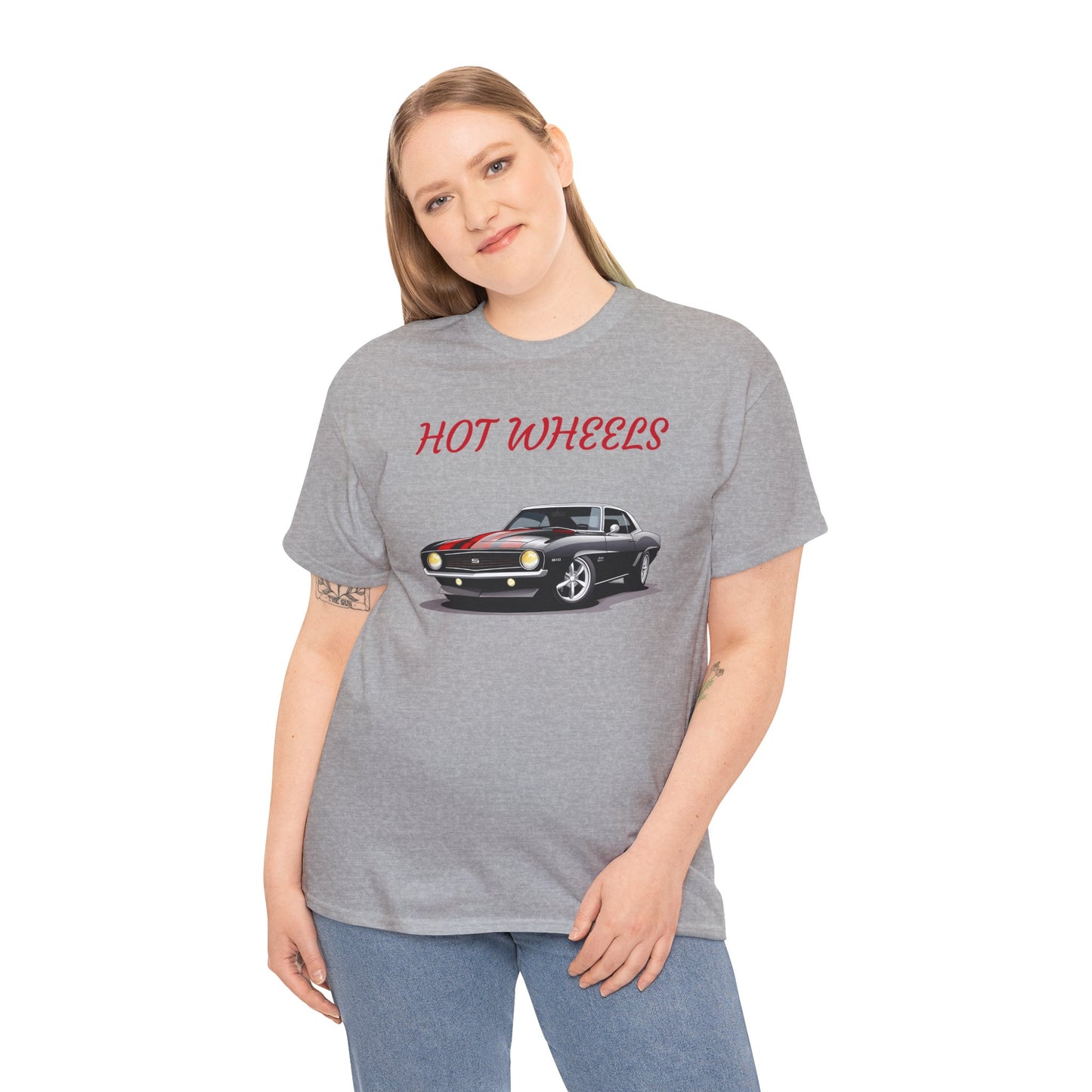 Princess Grace  Hot Wheels Unisex Heavy Cotton Tee Classic Car Graphic Style