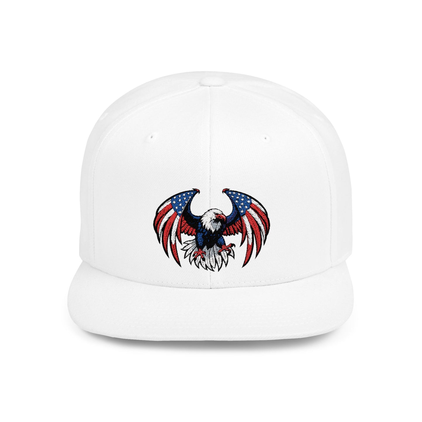 Princess Grace  Patriotic Eagle Flat Bill Snapback Hat