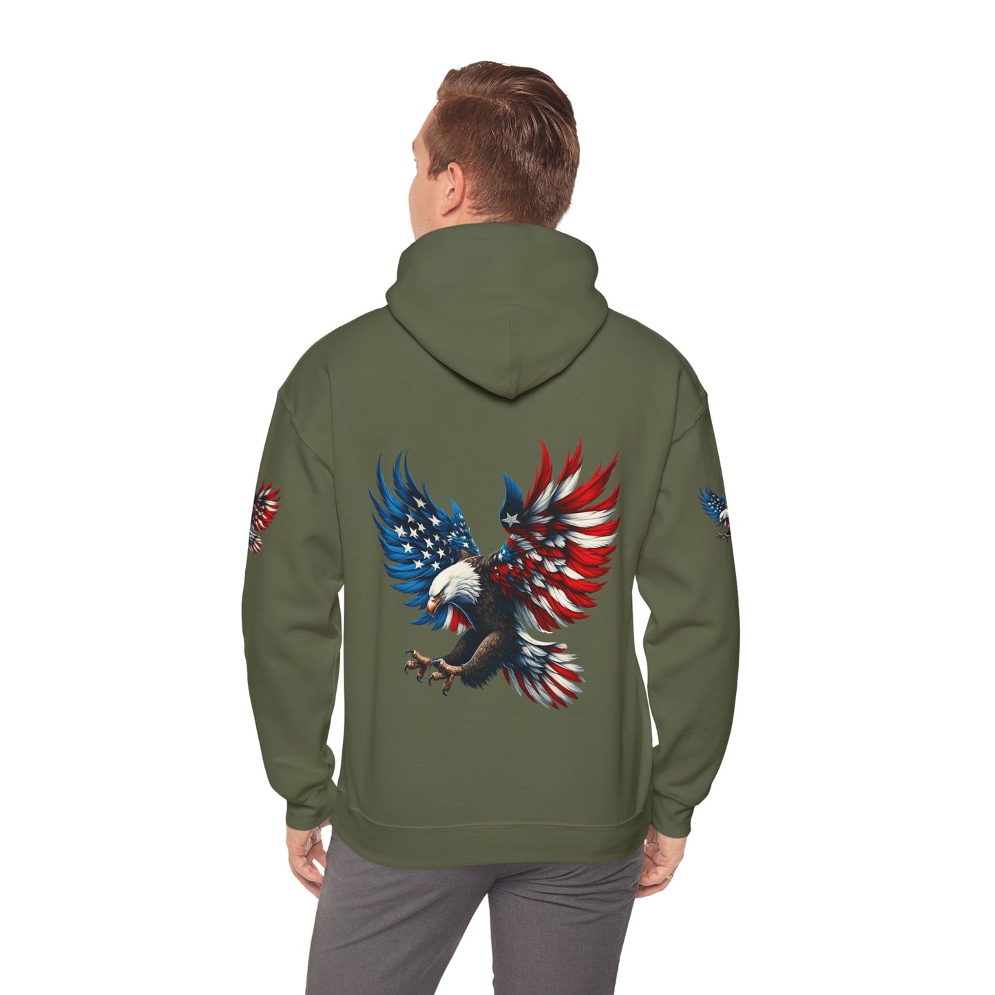 Princess Grace American Eagle Unisex Heavy Blend Hooded Sweatshirt