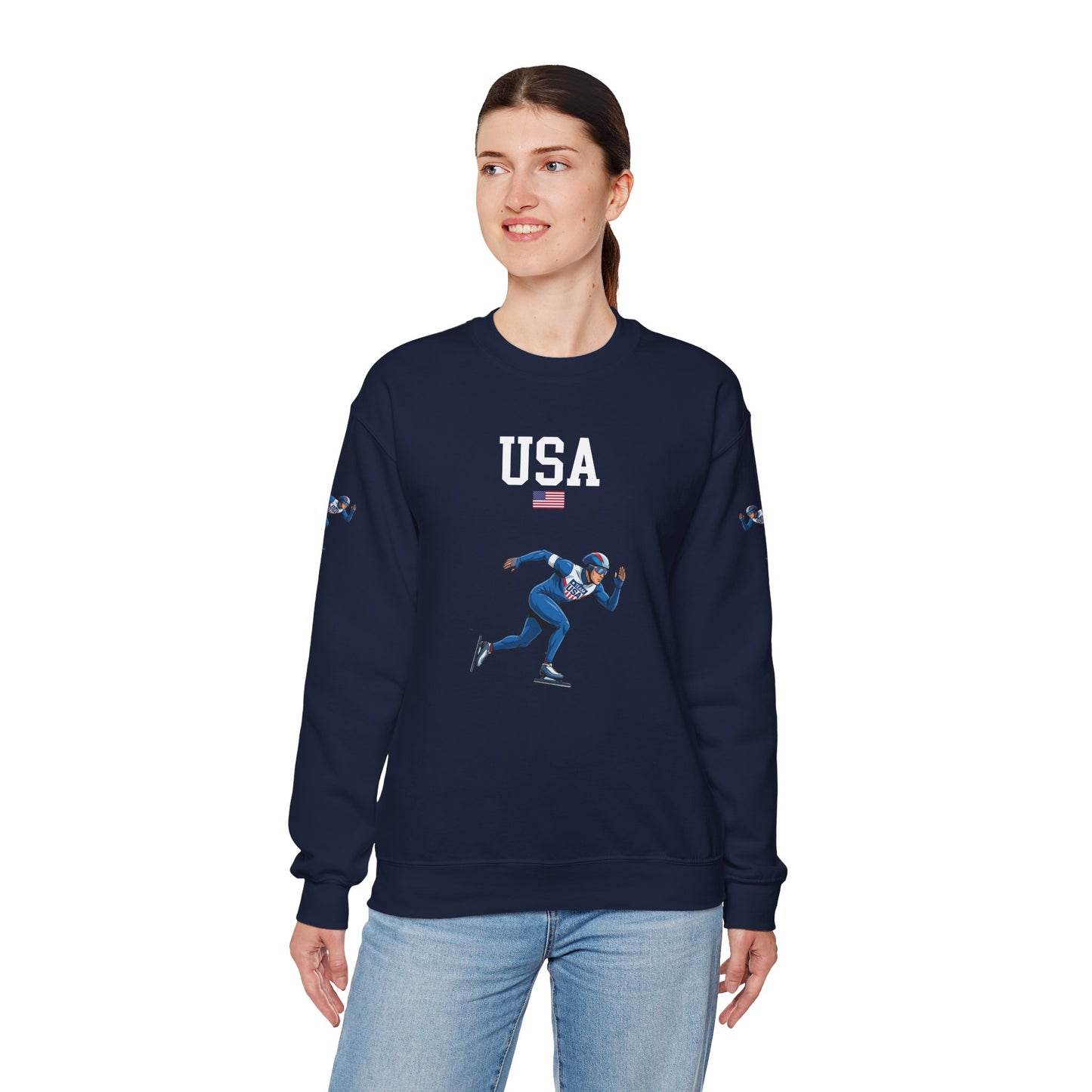 Princess Grace  TEAM USA  Unisex Heavy Blend  Crewneck Sweatshirt
