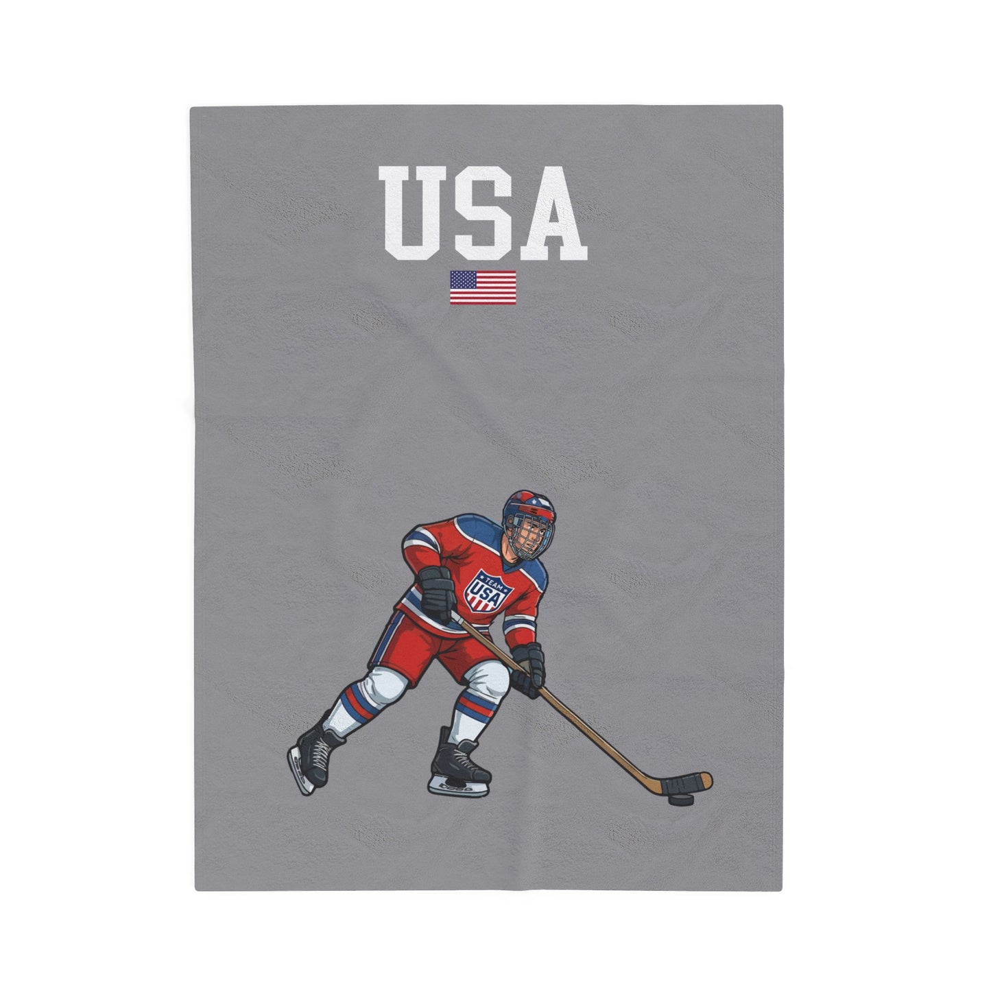 Princess Grace  TEAM USA  Velveteen Plush Blanket