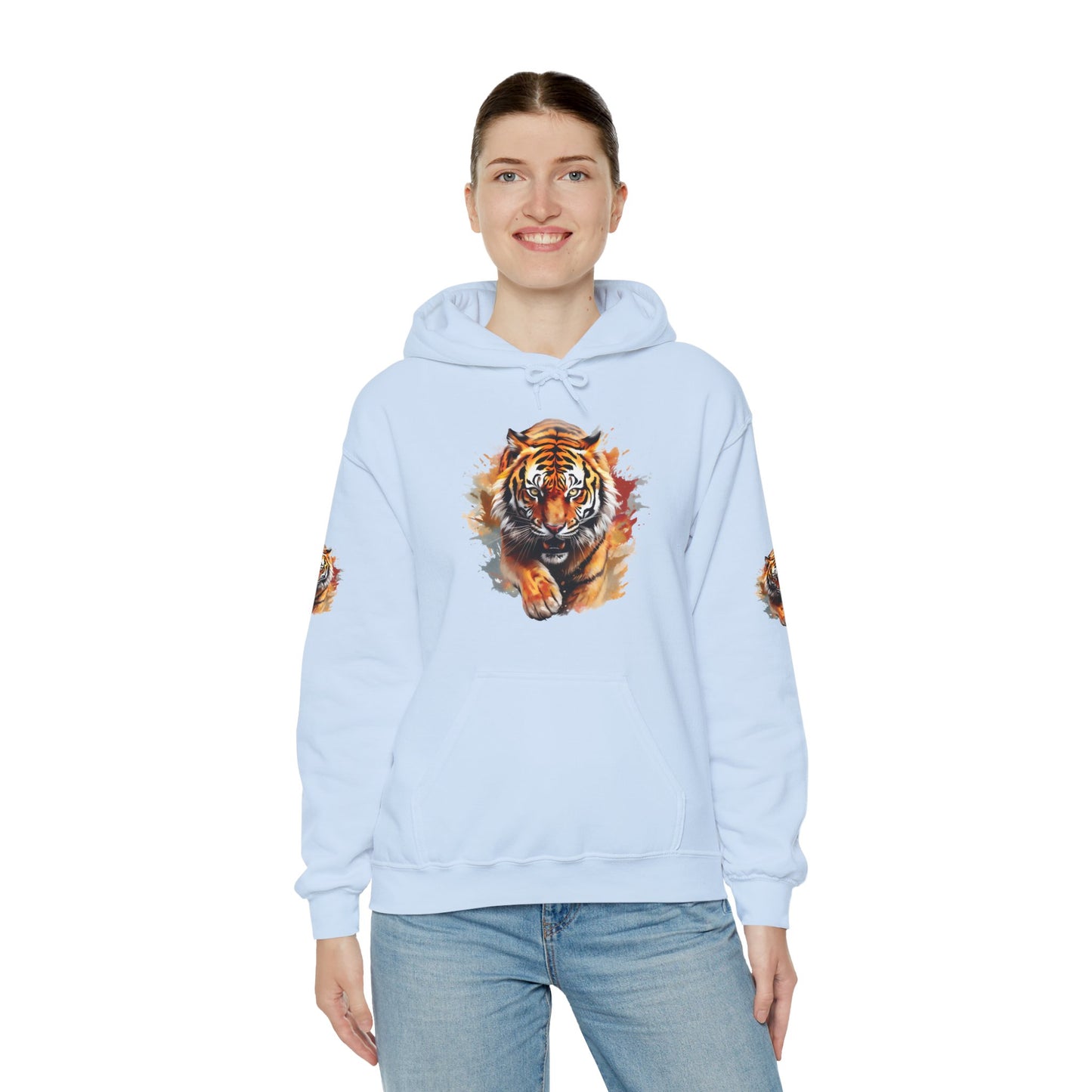 Princess Grace  Fierce Tiger Graphic Unisex Heavy Blend Hoodie