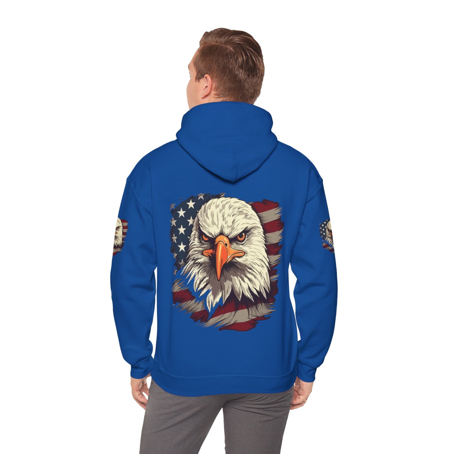 Princess Grace American Eagle Bold Unisex Heavy Blend Hooded Sweatshirt