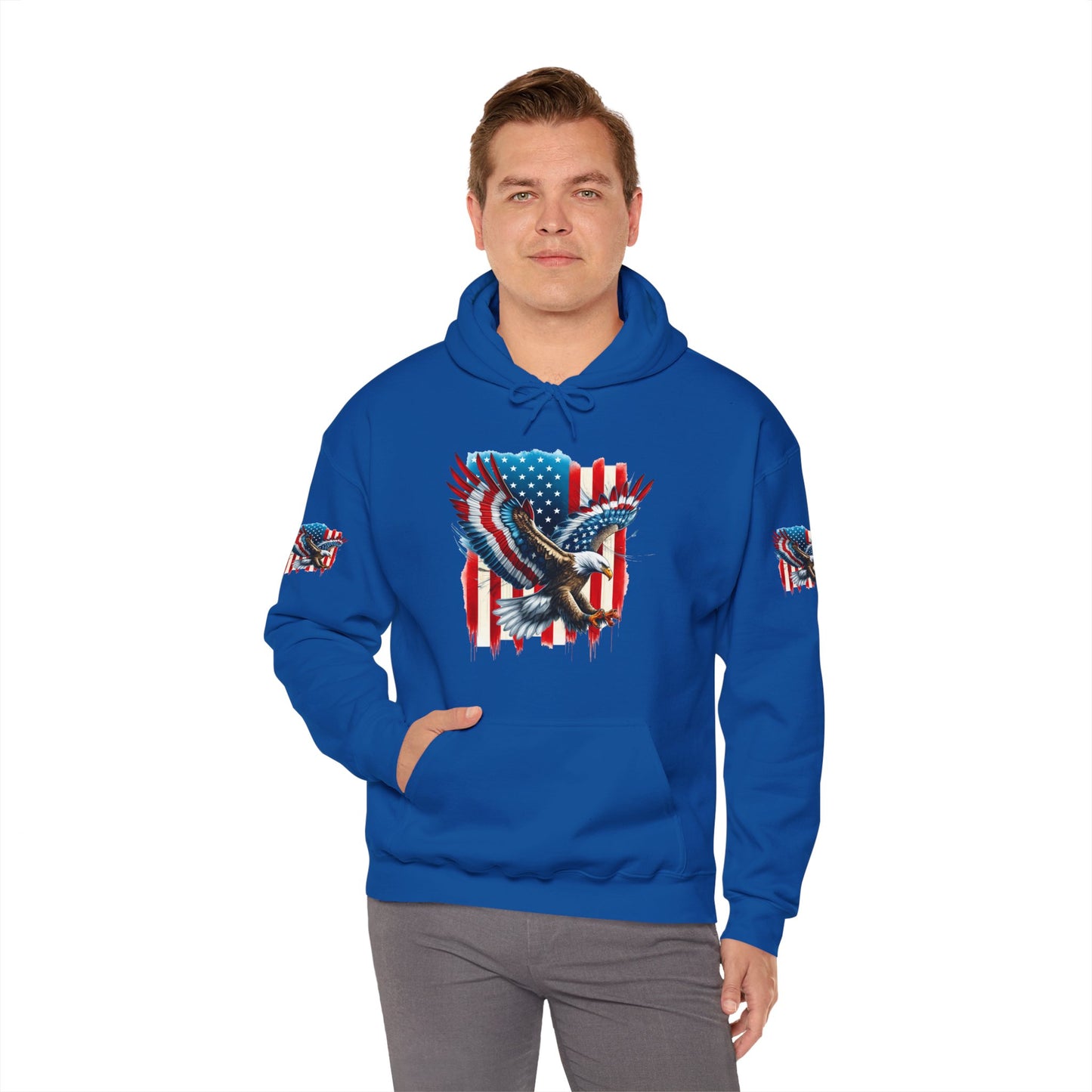 Princess Grace Patriotic Unisex Heavy Blend Hooded Sweatshirt