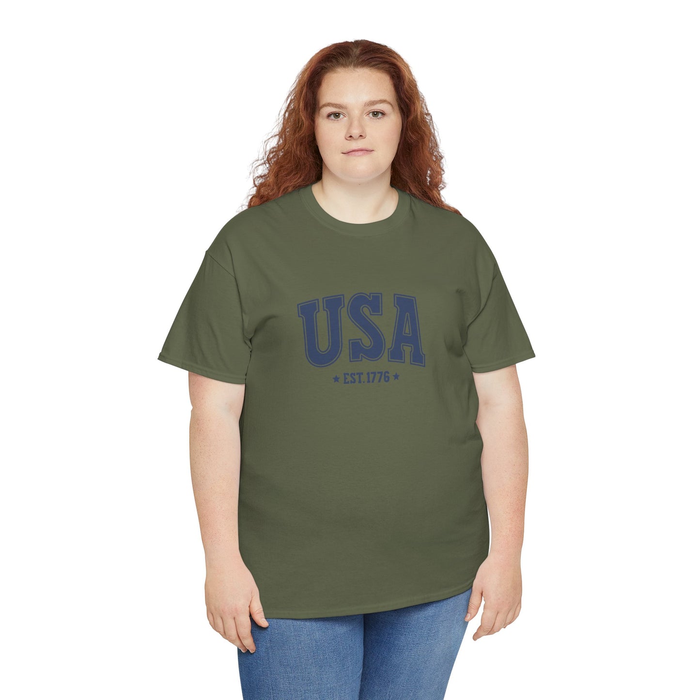 Princess Grace  TEAM USA   Unisex Heavy  Cotton Tee