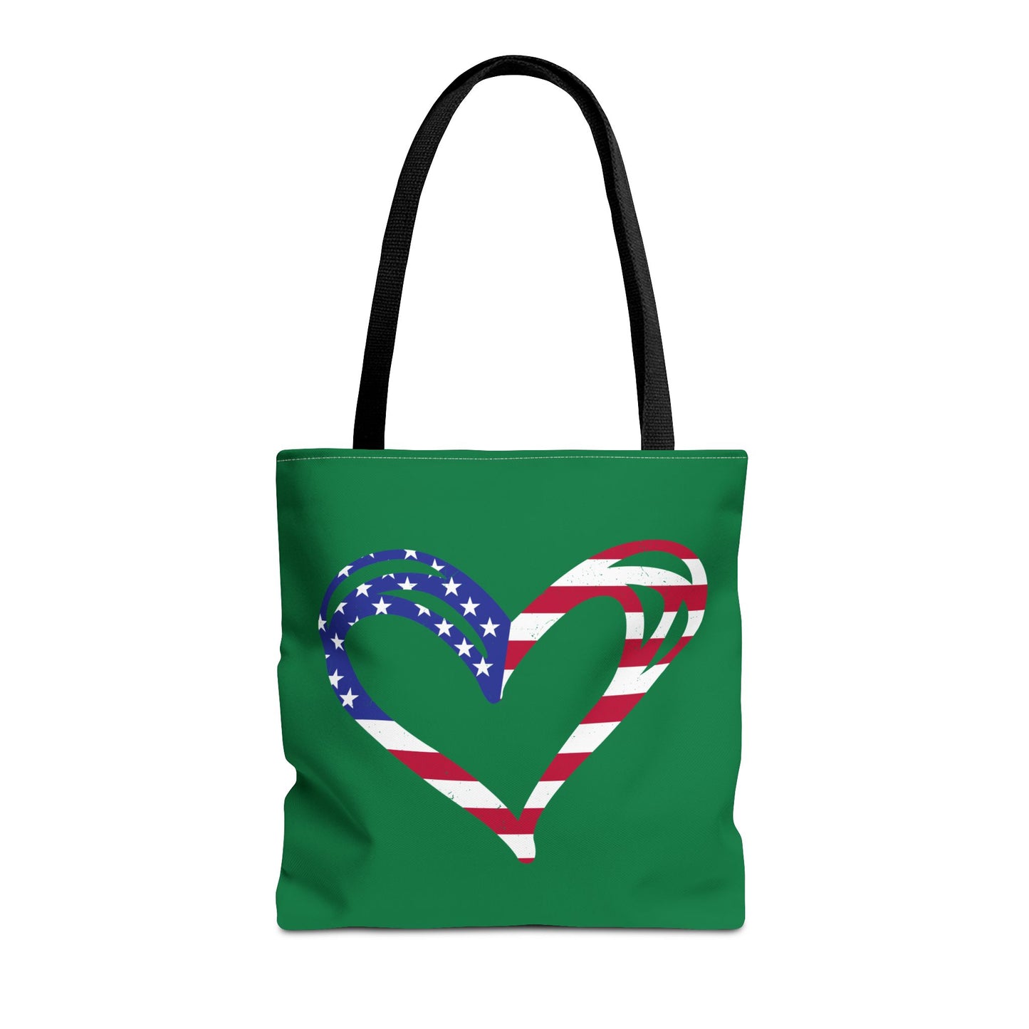 Princess Grace  Patriotic Heart Tote Bag  Perfect for Independence Day and Everyday Use