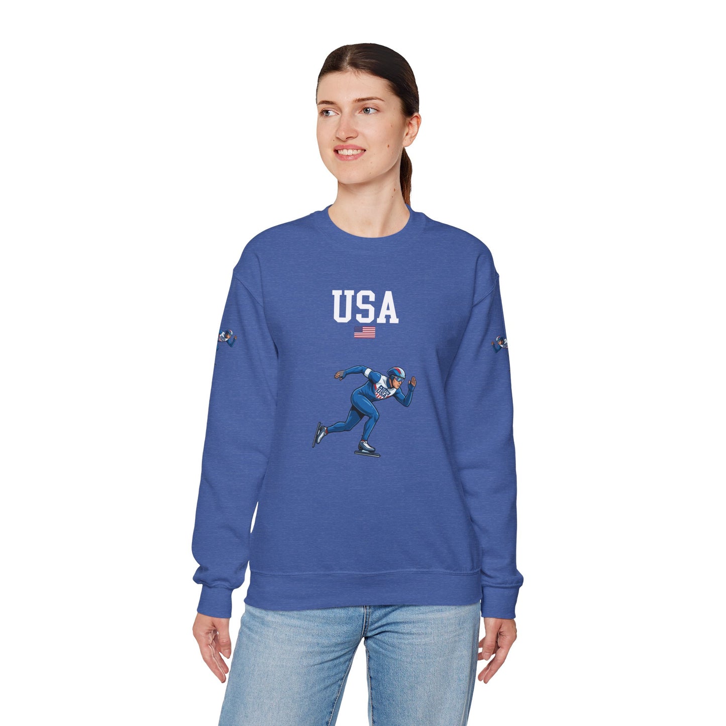 Princess Grace  TEAM USA  Unisex Heavy Blend  Crewneck Sweatshirt