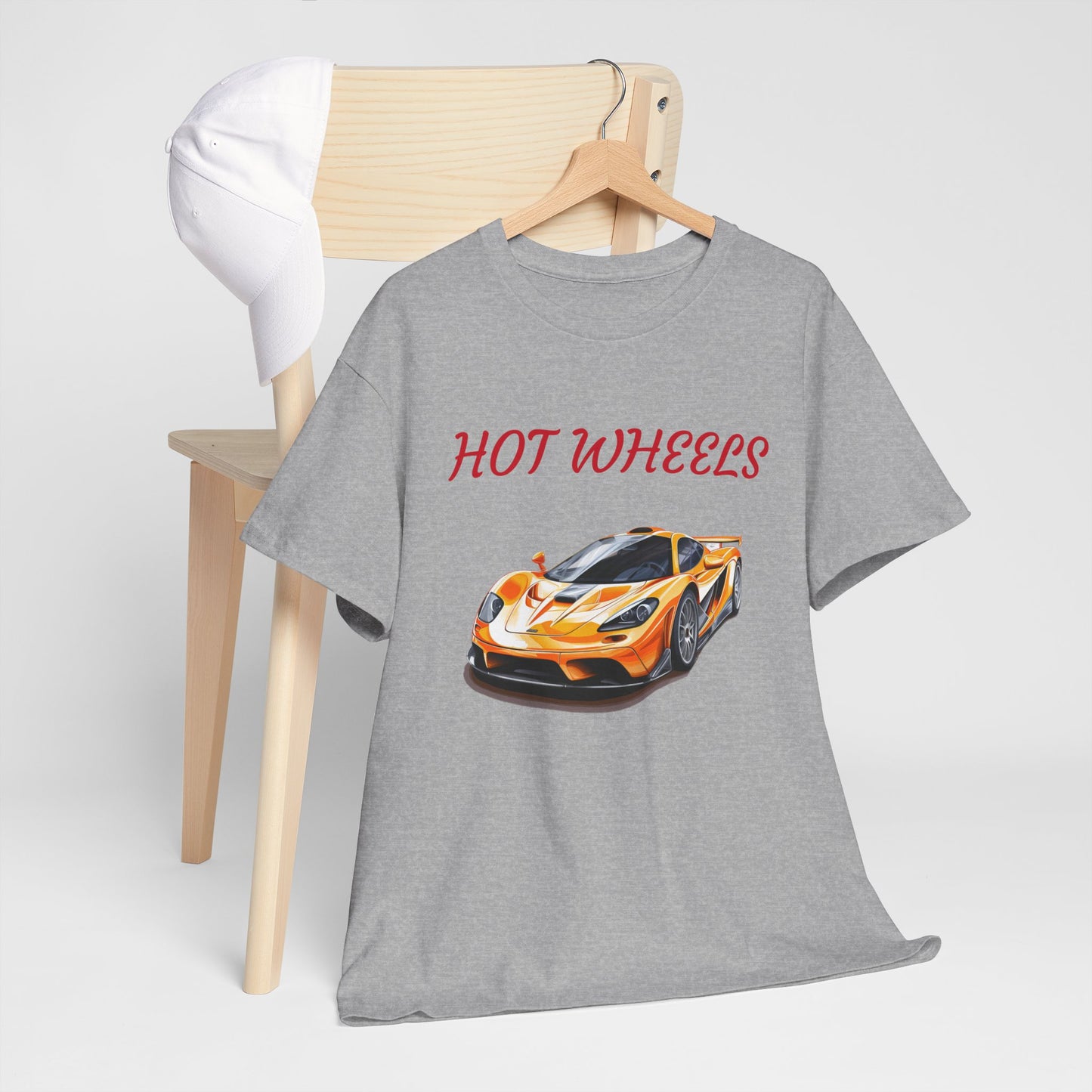 Princess Grace Hot Wheels Unisex Heavy Cotton Tee Race Car Graphic Tee for Racing Fans