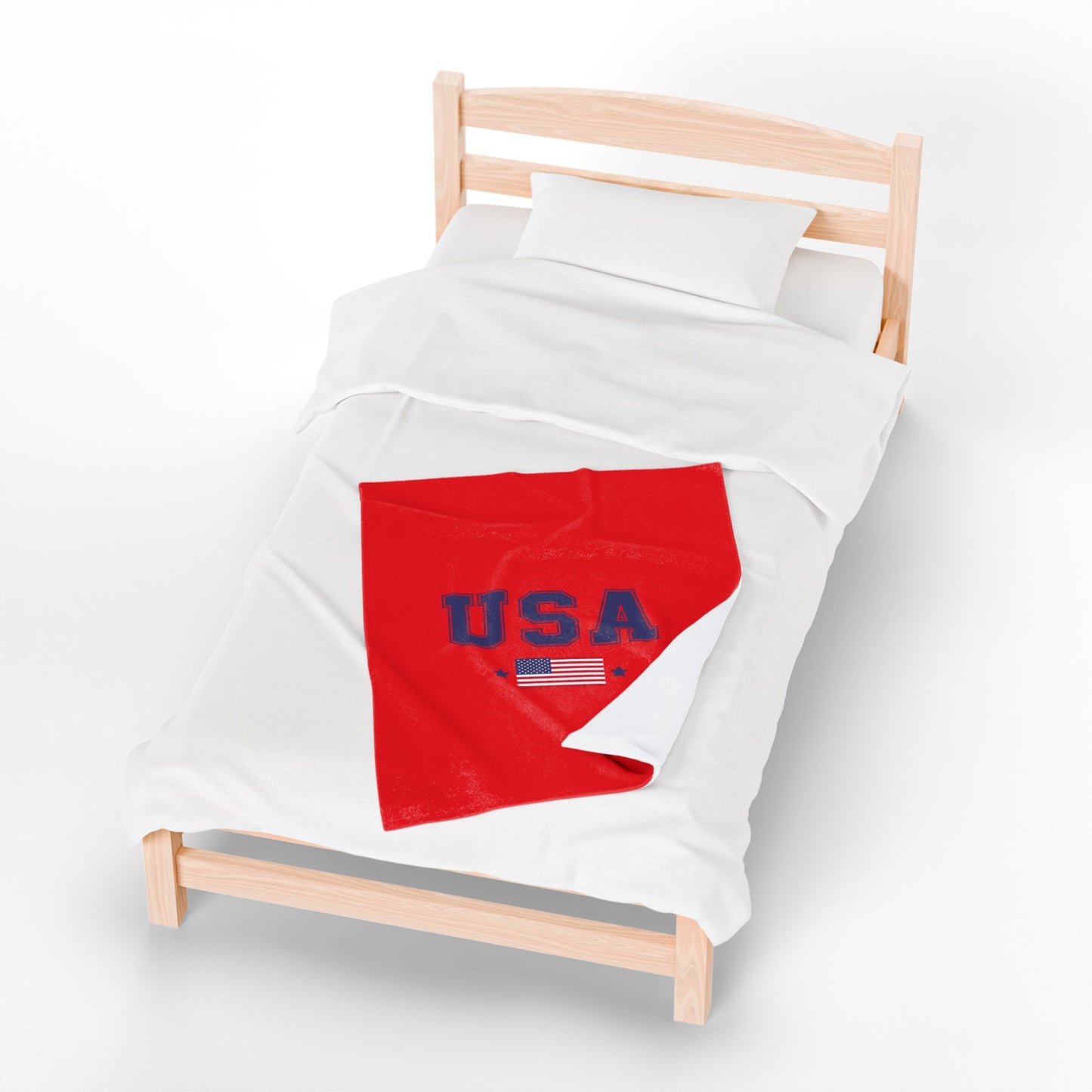 Princess Grace  TEAM USA  Velveteen Plush Blanket