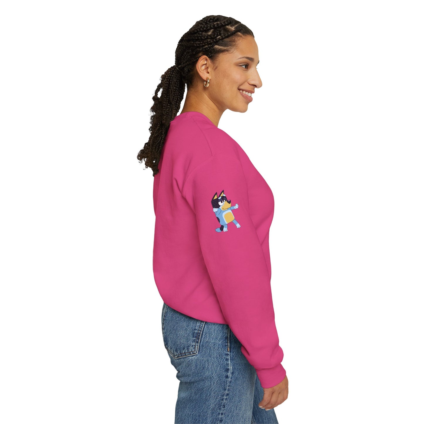 Princess Grace  Bluey Family Unisex Crewneck Sweatshirt Cozy Cartoon Apparel