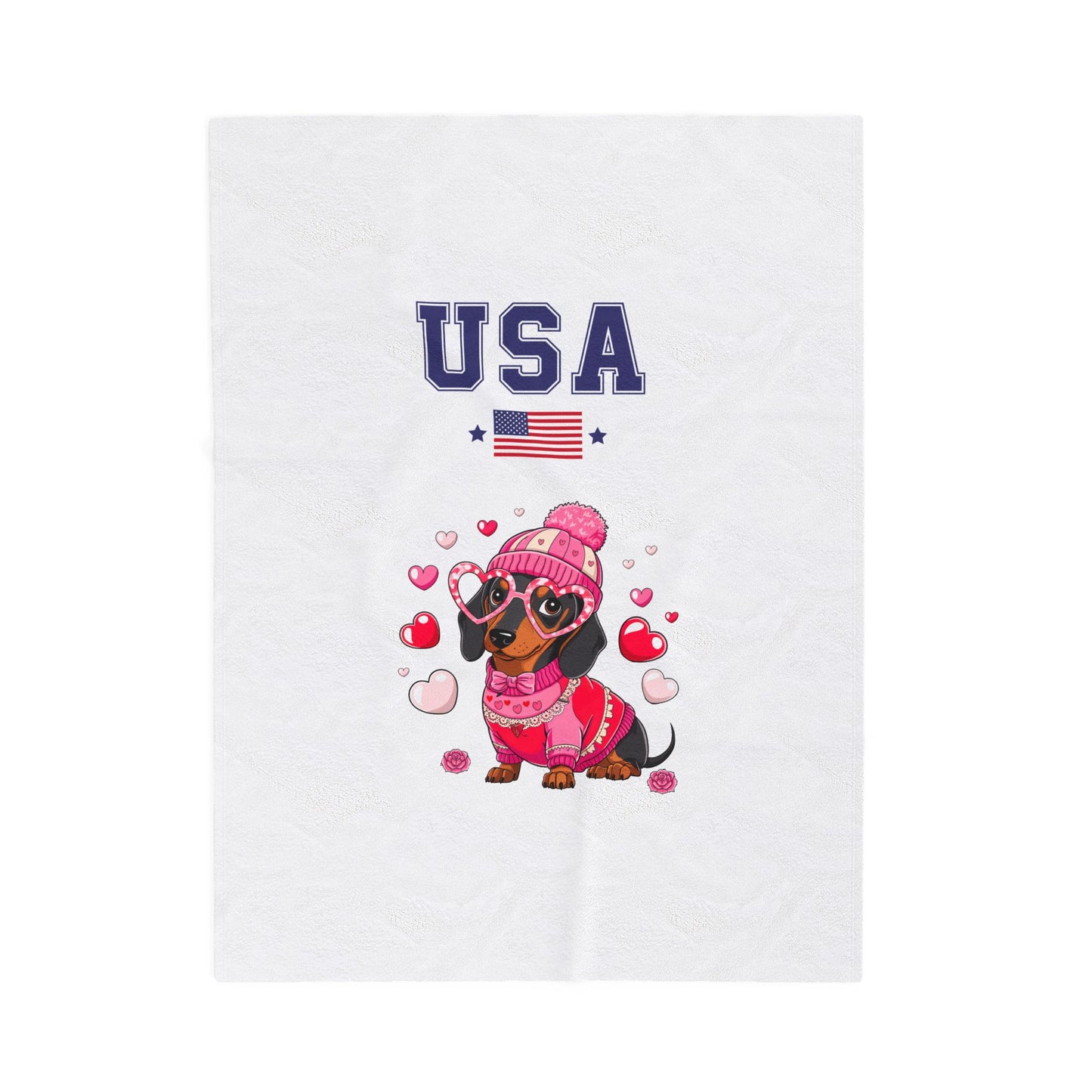 Princess Grace  TEAM USA  Velveteen Plush Blanket