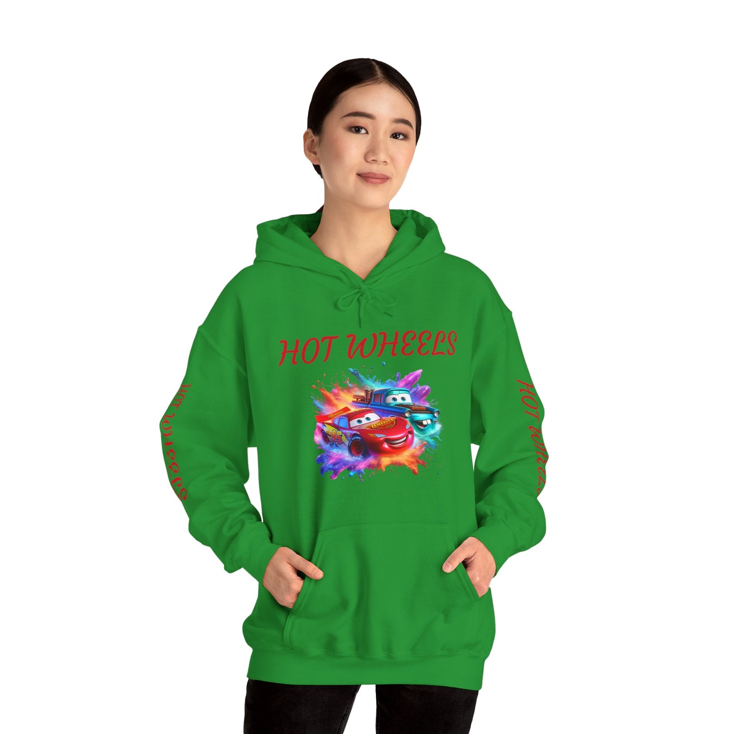 Princess Grace  Cool Hot Wheels Unisex Hooded Sweatshirt Perfect for Car Enthusiasts