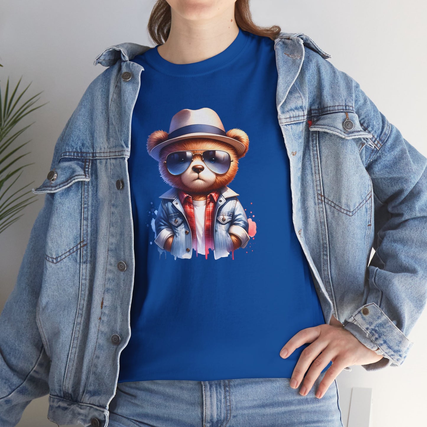 Princess Grace  Cool Bear Graphic Unisex Heavy Cotton Tee