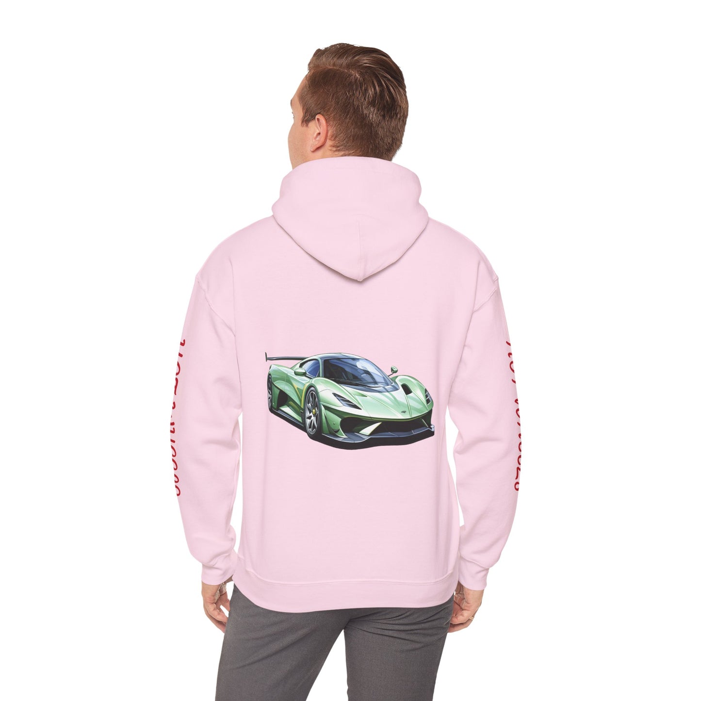 Princess Grace  Hot Wheels Unisex Hooded Sweatshirt Sports Car Lovers Collection