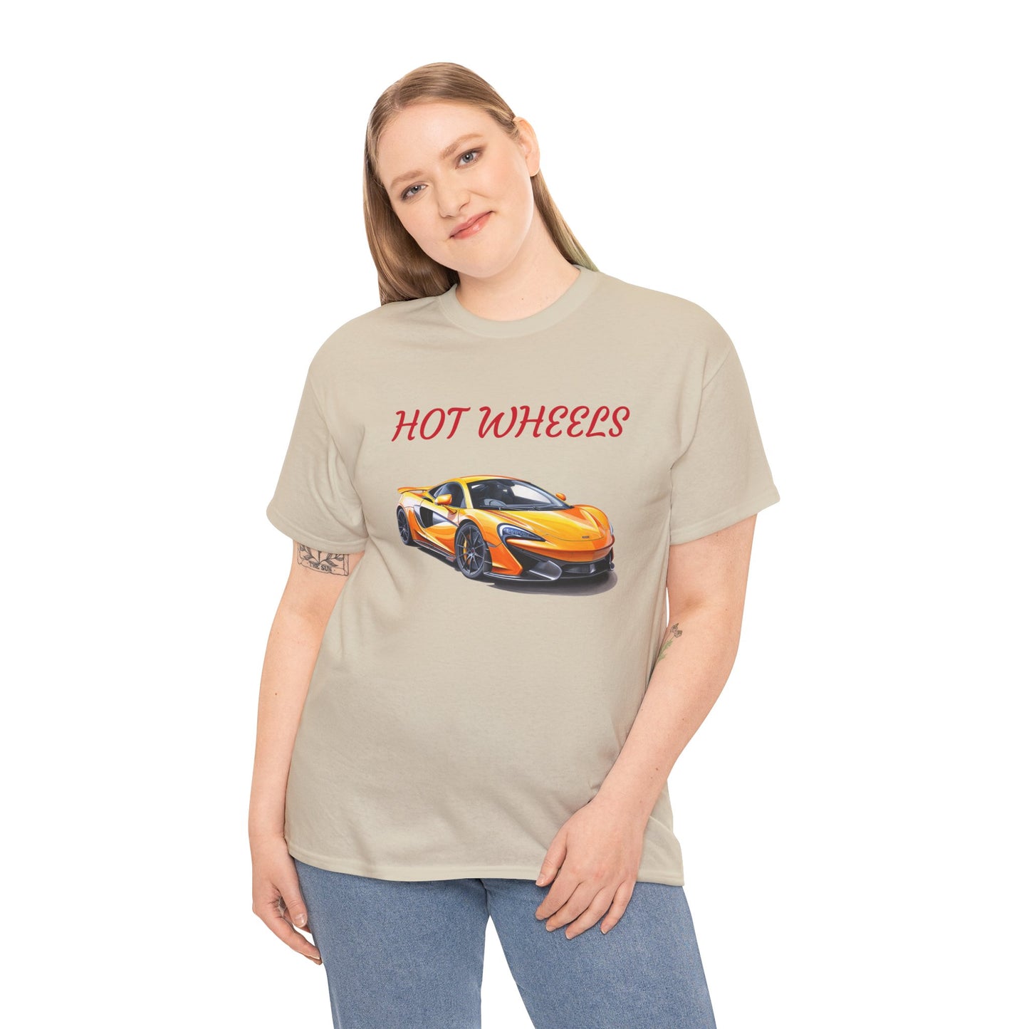 Princess Grace Hot Wheels Unisex Heavy Cotton Tee Perfect Gift for Car Enthusiasts