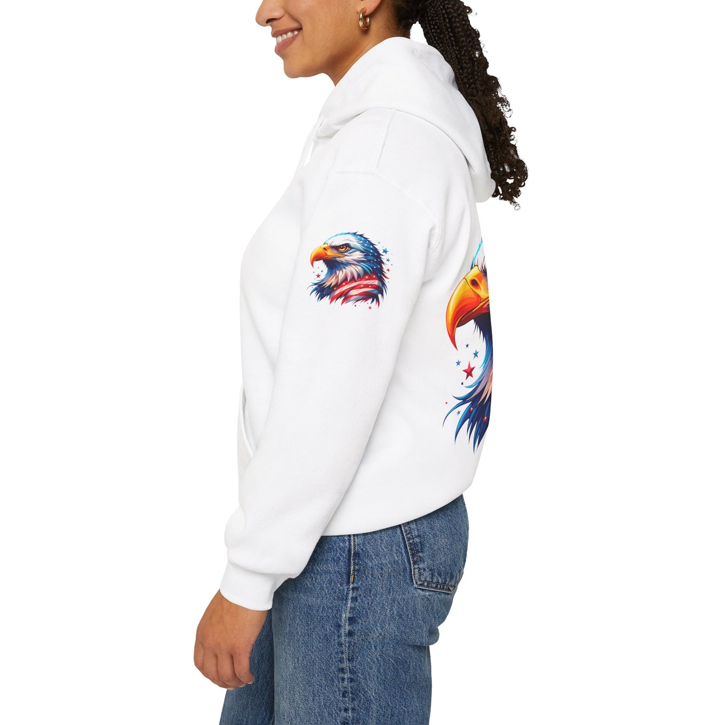 Princess Grace  American  Eagle Unisex Heavy Blend Hooded Sweatshirt