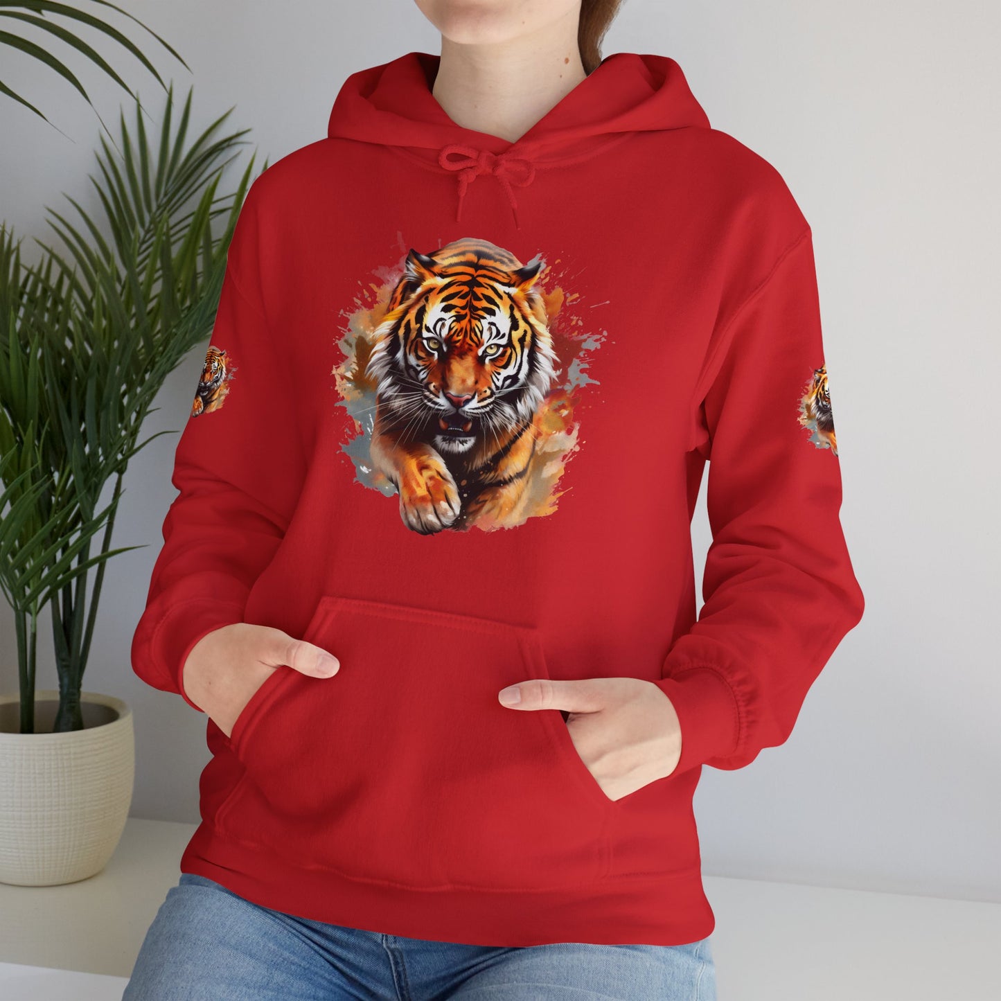 Princess Grace  Fierce Tiger Graphic Unisex Heavy Blend Hoodie