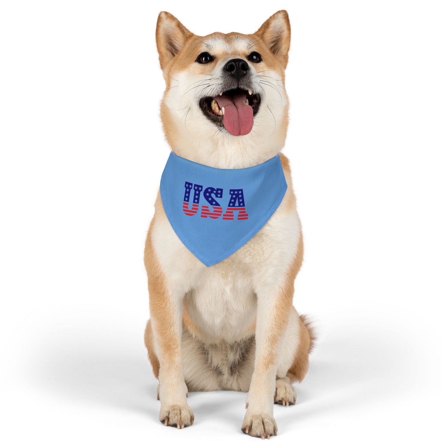 Princess Grace  Patriotic Pet Bandana Collar USA Flag Design for Dogs