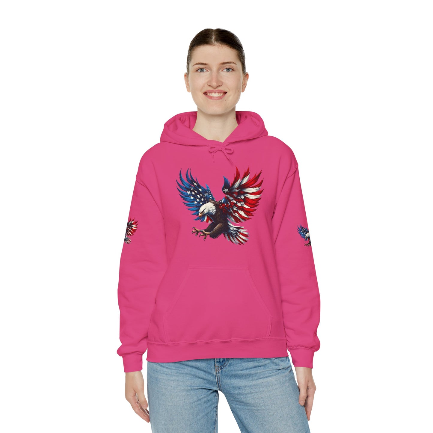 Princess Grace American Eagle Unisex Heavy Blend Hooded Sweatshirt