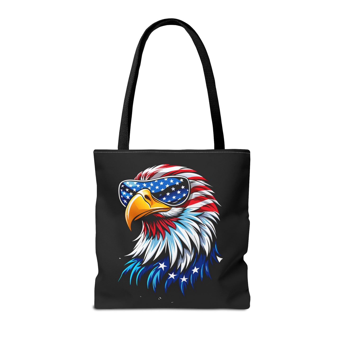 Princess Grace  Patriotic Eagle Tote Bag USA Flag Design, Perfect for Independence Day & Everyday Use