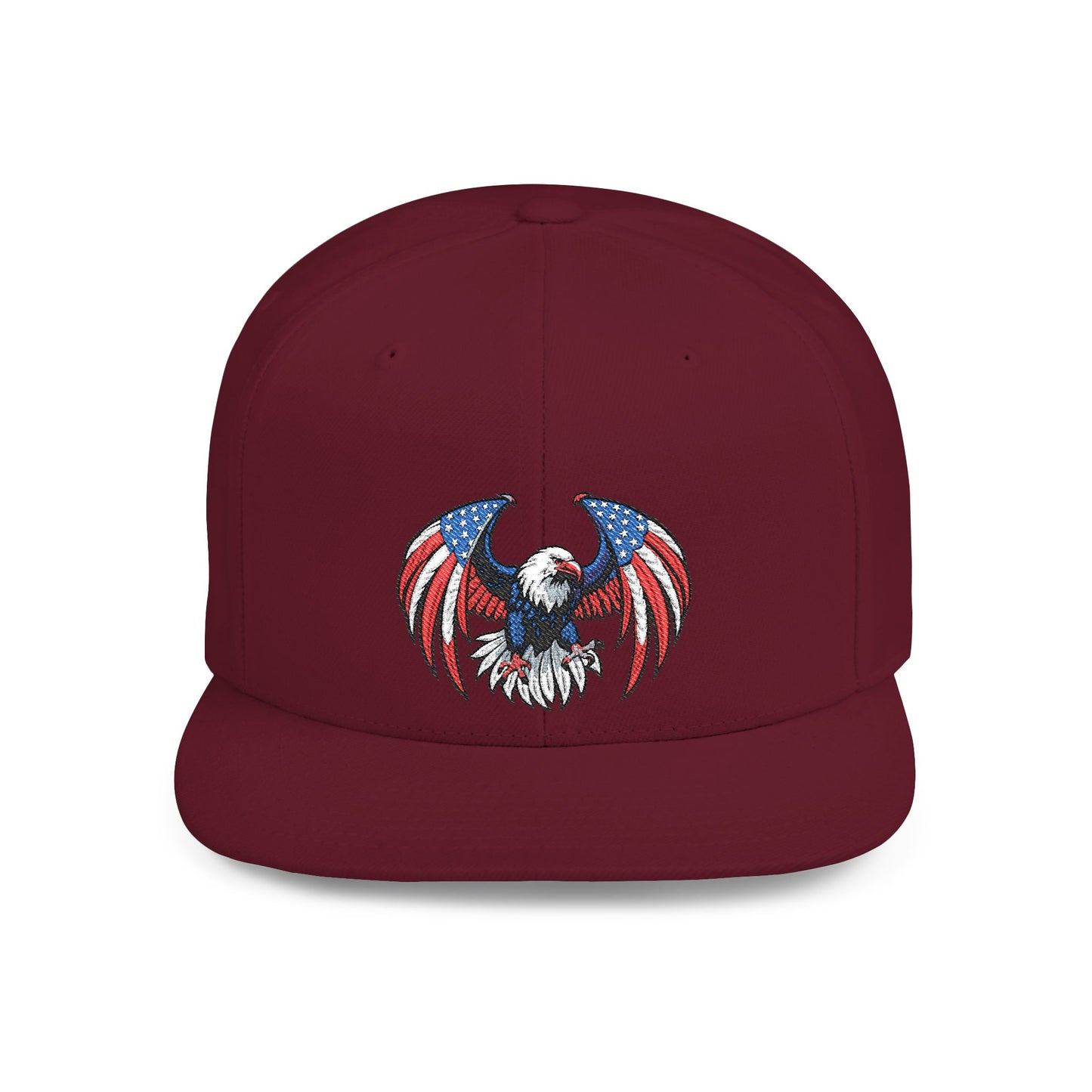 Princess Grace  Patriotic Eagle Flat Bill Snapback Hat