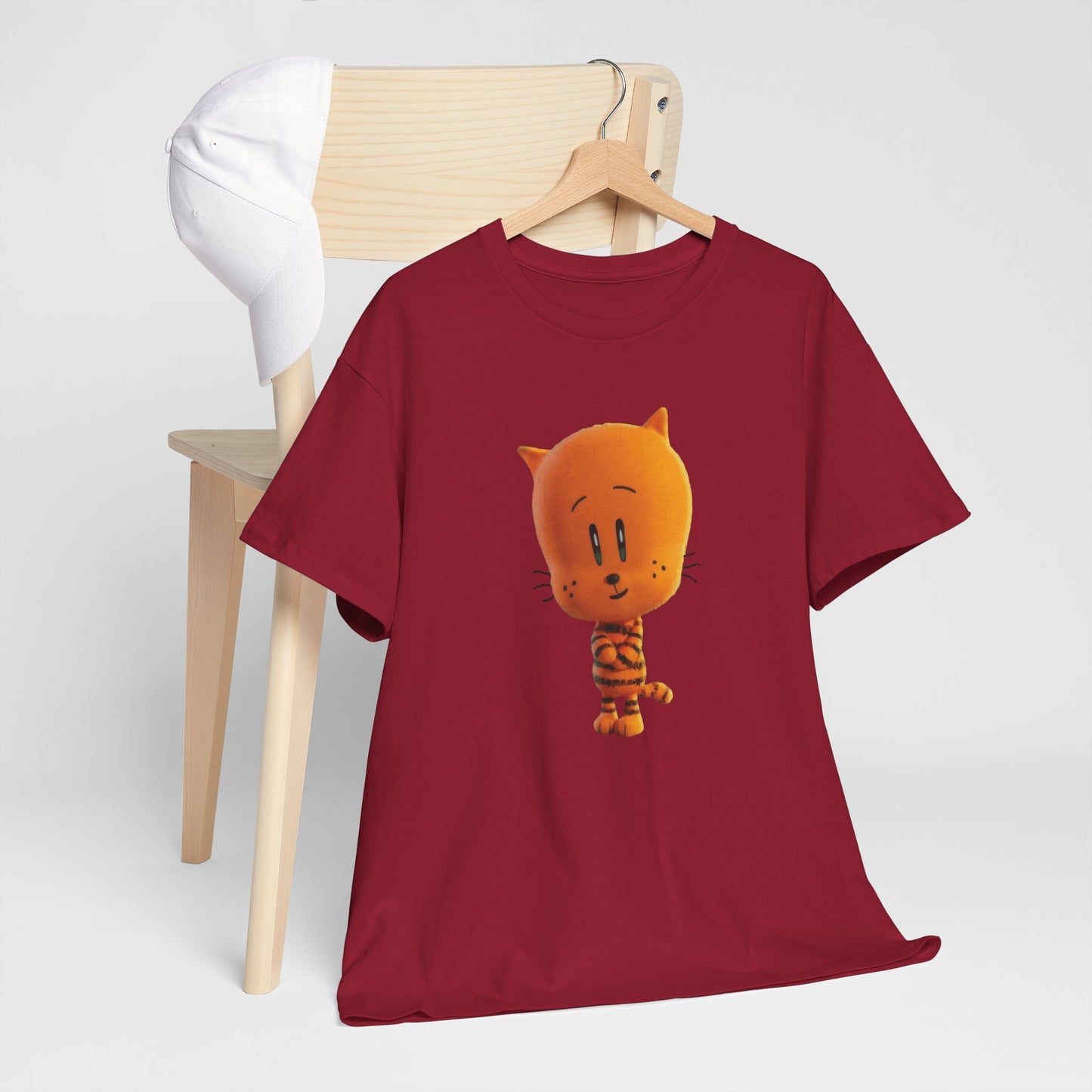 Princess Grace  Funny Cartoon Cat Unisex Heavy Cotton Tee